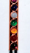 Mini Copper 7 Chakra 4 1/2"