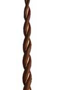 Twisted Wood Healing wand 8"