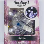 6.5 ft LED light string Healing (amethyst)