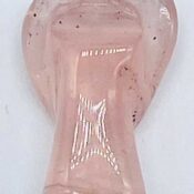 1" Rose Quartz angel